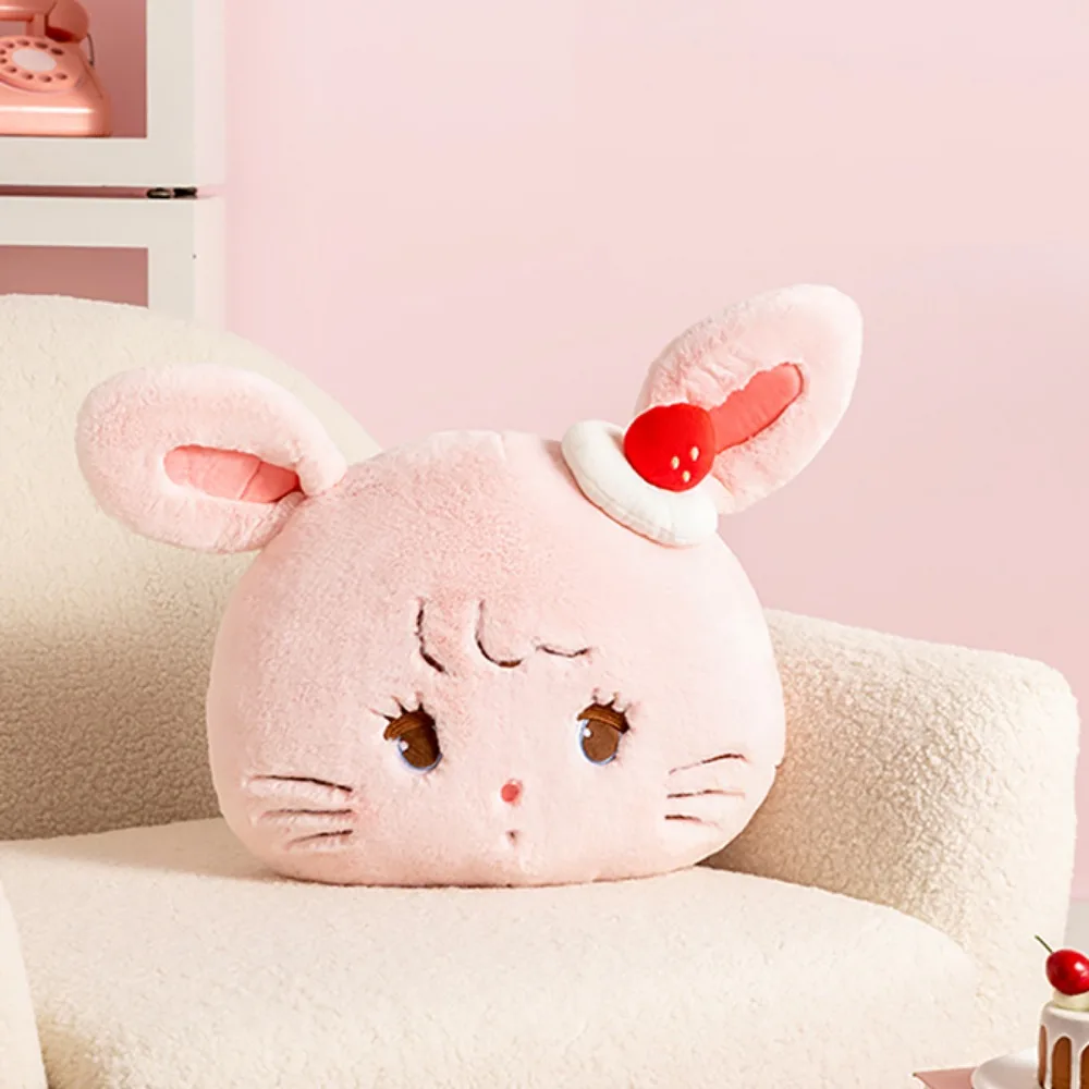 MINISO MIKKO Series Cammy Rabbit Cushion Cute Souffle Puppy Plush Soft Cartoon Cute Pillow Room Decoration Children's Toys