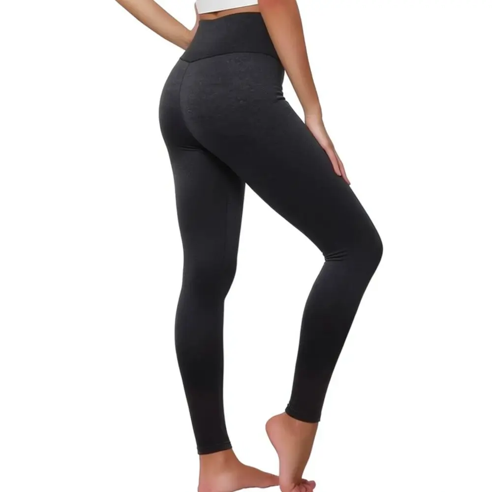 Thermal Winter Yoga Leggings Women High Waist Fleece Lined Pants Slim Fit Elastic Running Gym Workout Tights Sportswear