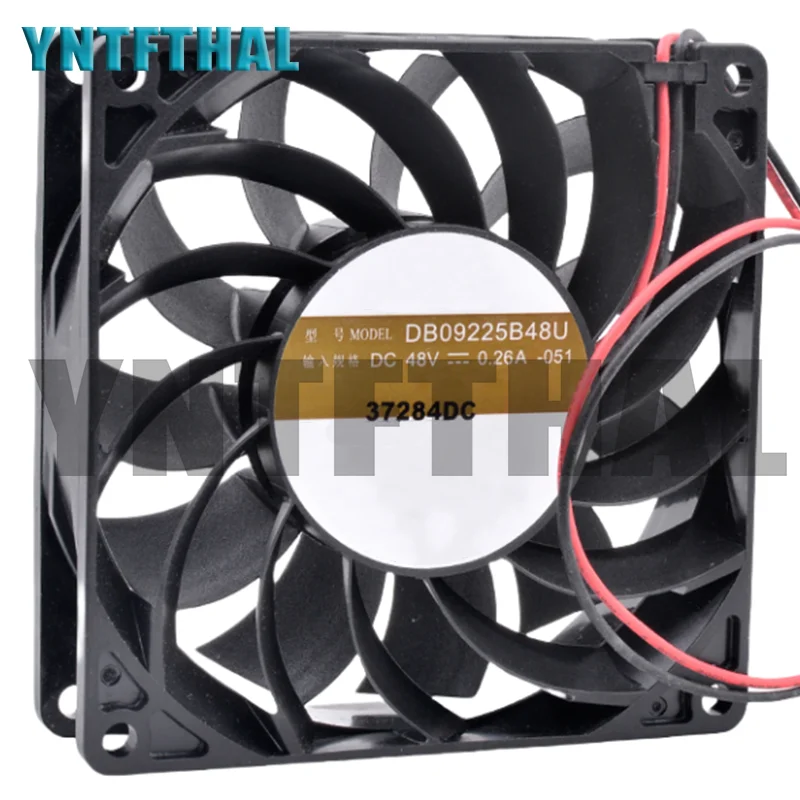 New 9025 A48V DB09225B48U 9CM 0.26 A TWO-Wire  Cooling Fan