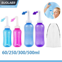 Nasal Irrigator Waterpulse Nasal Wash Cleaner Rinse Bottle Adults Nose Neti Pot Avoid Allergic Rhinitis Sinusitis 250/300/500ml