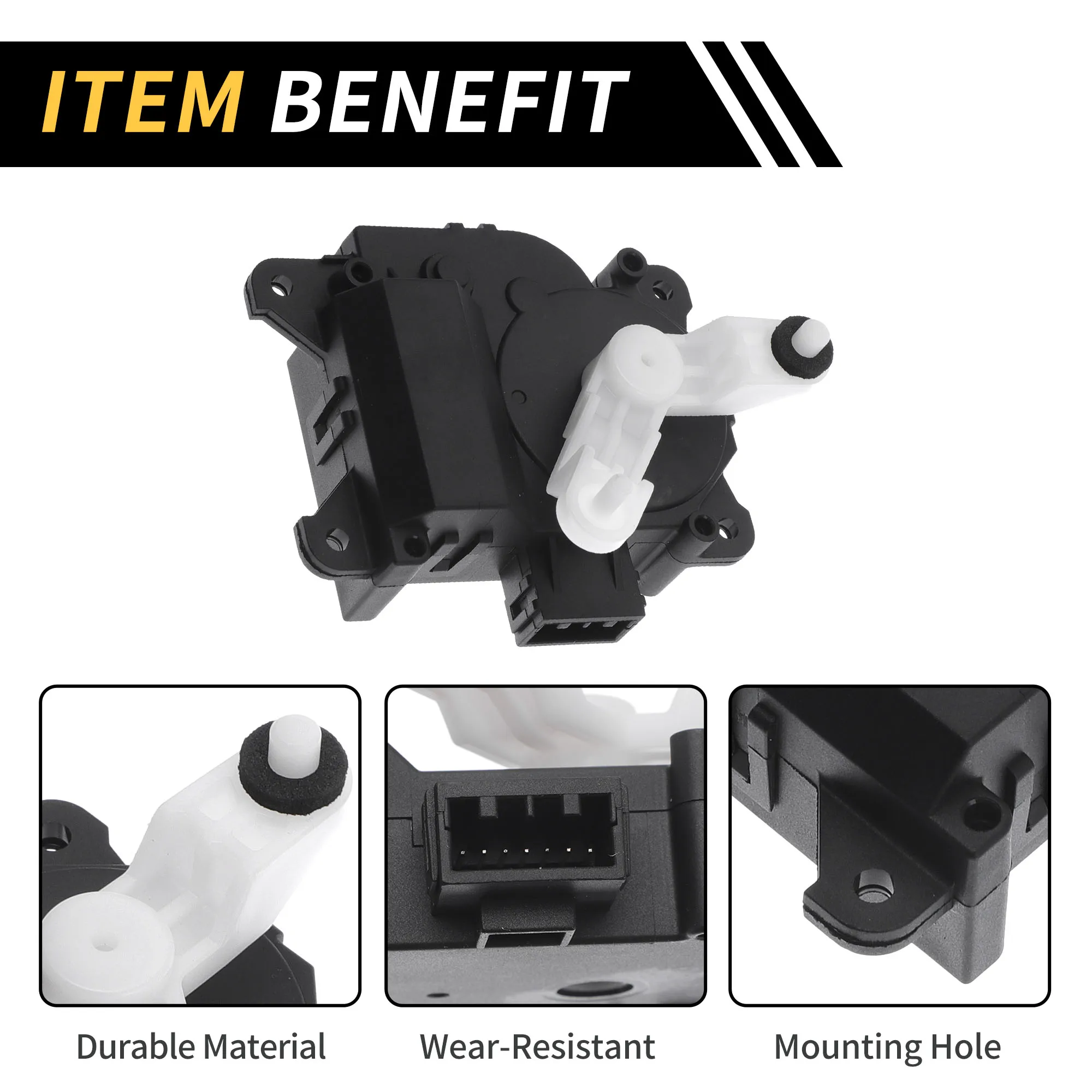 UXCELL HVAC Air Door Actuator Heater Blend untuk Honda Odyssey EX 2005-2010 No.604885