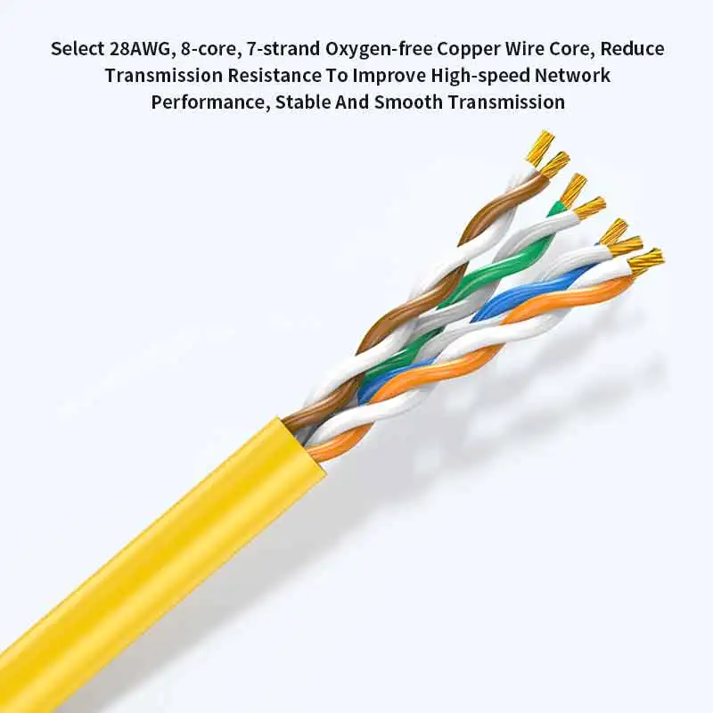CAT6A RJ45 كابل إيثرنت برأس كريستالي قصير للغاية سلك شبكة جيجابت راوتر برودباند صندوق خزانة منزلي للكمبيوتر خط قافز #3