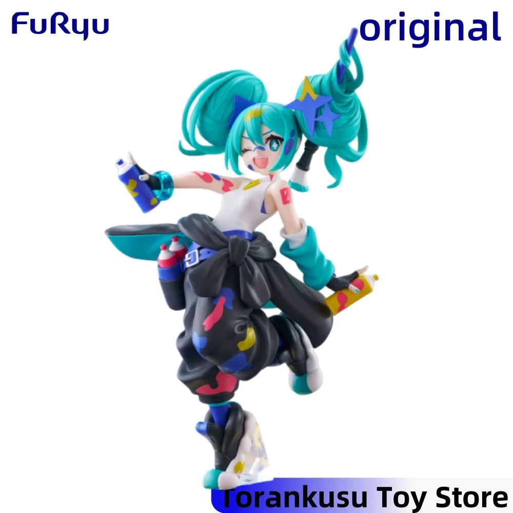 フリュー初音ミクアニメミクムチュートペイントガールアクションフィギュアモデルフィギュアオリジナルフィギュアーツコレクションおもちゃ
