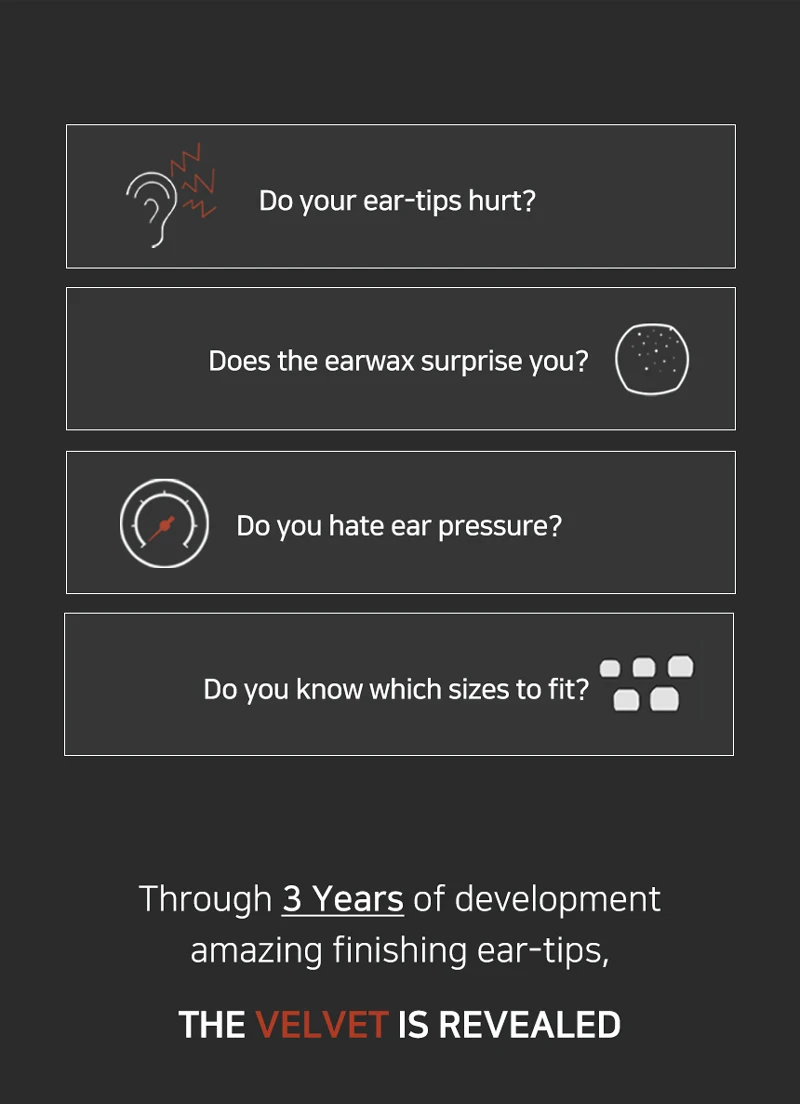 ELOIT/DIVINUS Velvet Silicone Earphones Ear Tips for Nozzle Size 3-5mm, Soft Deeply Eartips For IEMs Earbuds AFUL Performer 5/8