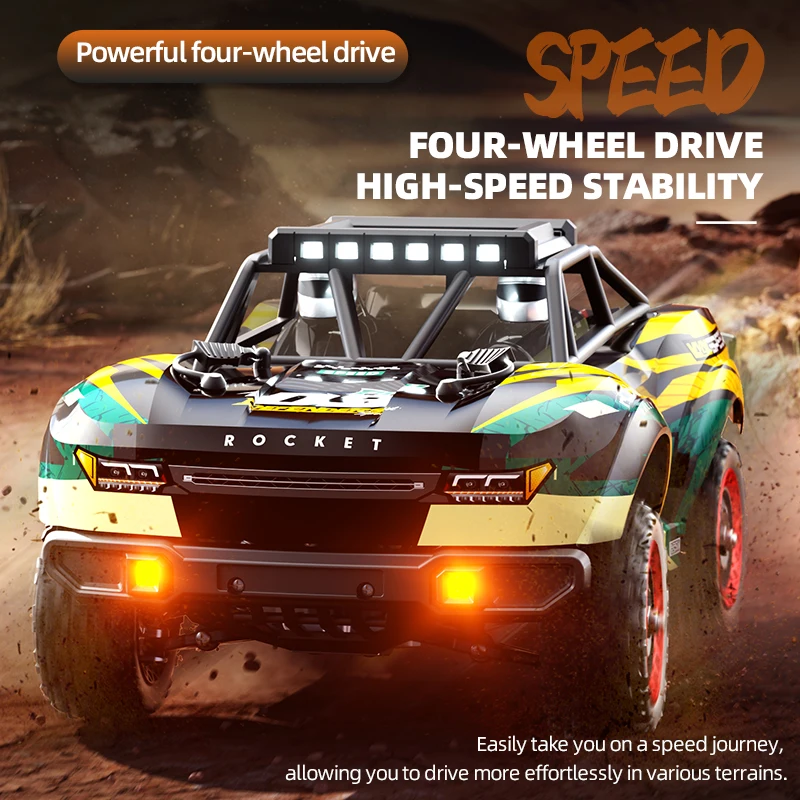 

SuChiyu 18103 RC Car 1:18 Scale 4WD High-Speed Electric Off-Road Monster Truck with Proportional Steering – Great Gift for Kids