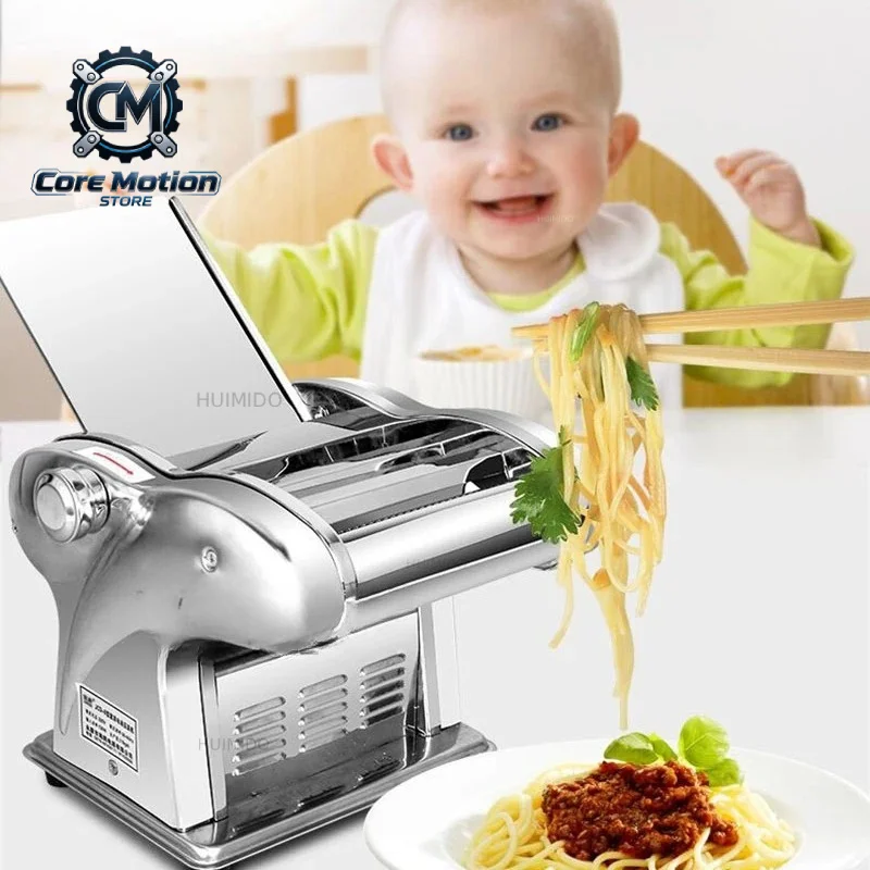 Electric Noodle Stainless Steel Dough Sheeter Dough Roller Automatic Pasta Maker Machine