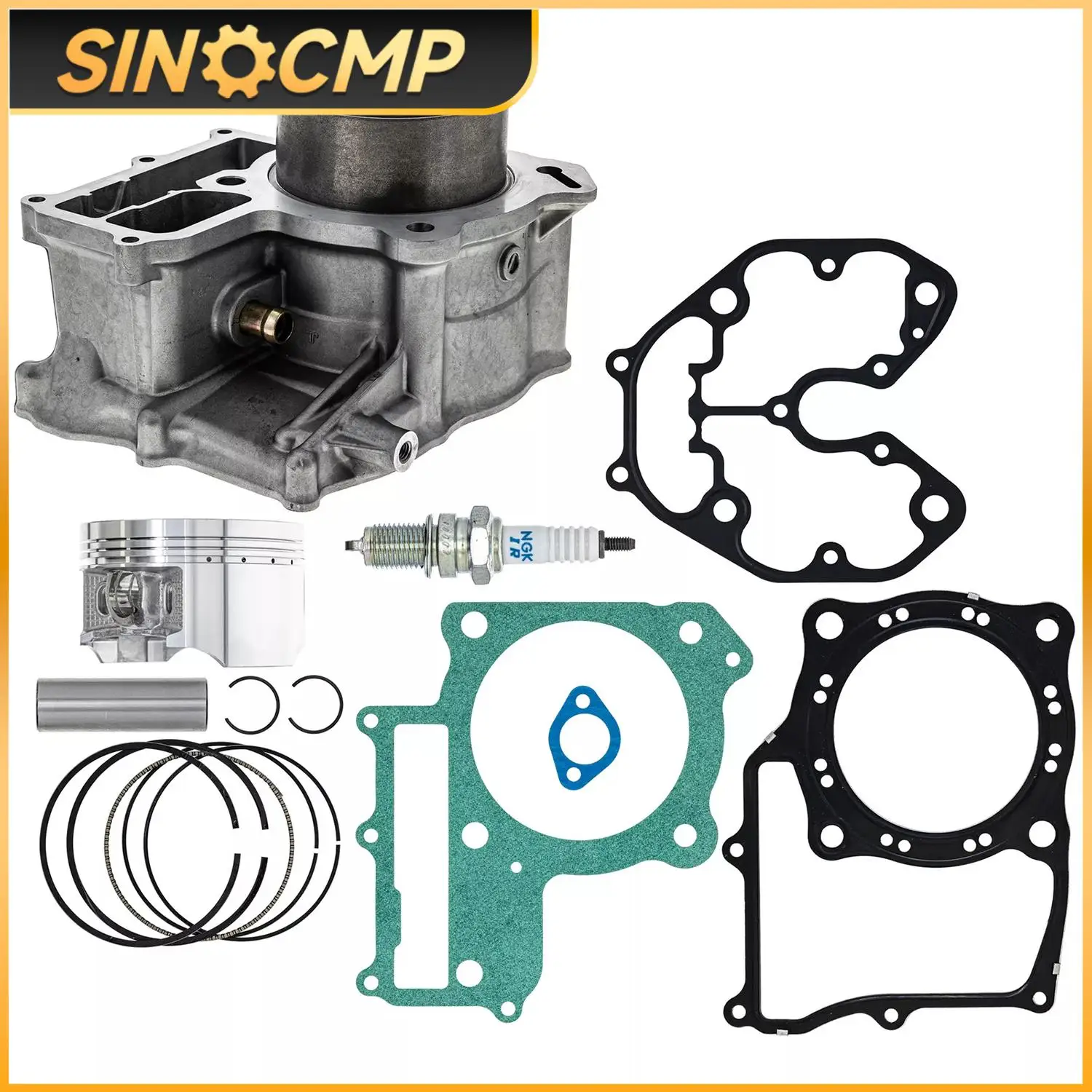 

1set Cylinder Piston Kit For Honda Foreman Rubicon 500 TRX500FA 12100-HN2-000 13101-HN2-010 13101-HN2-000