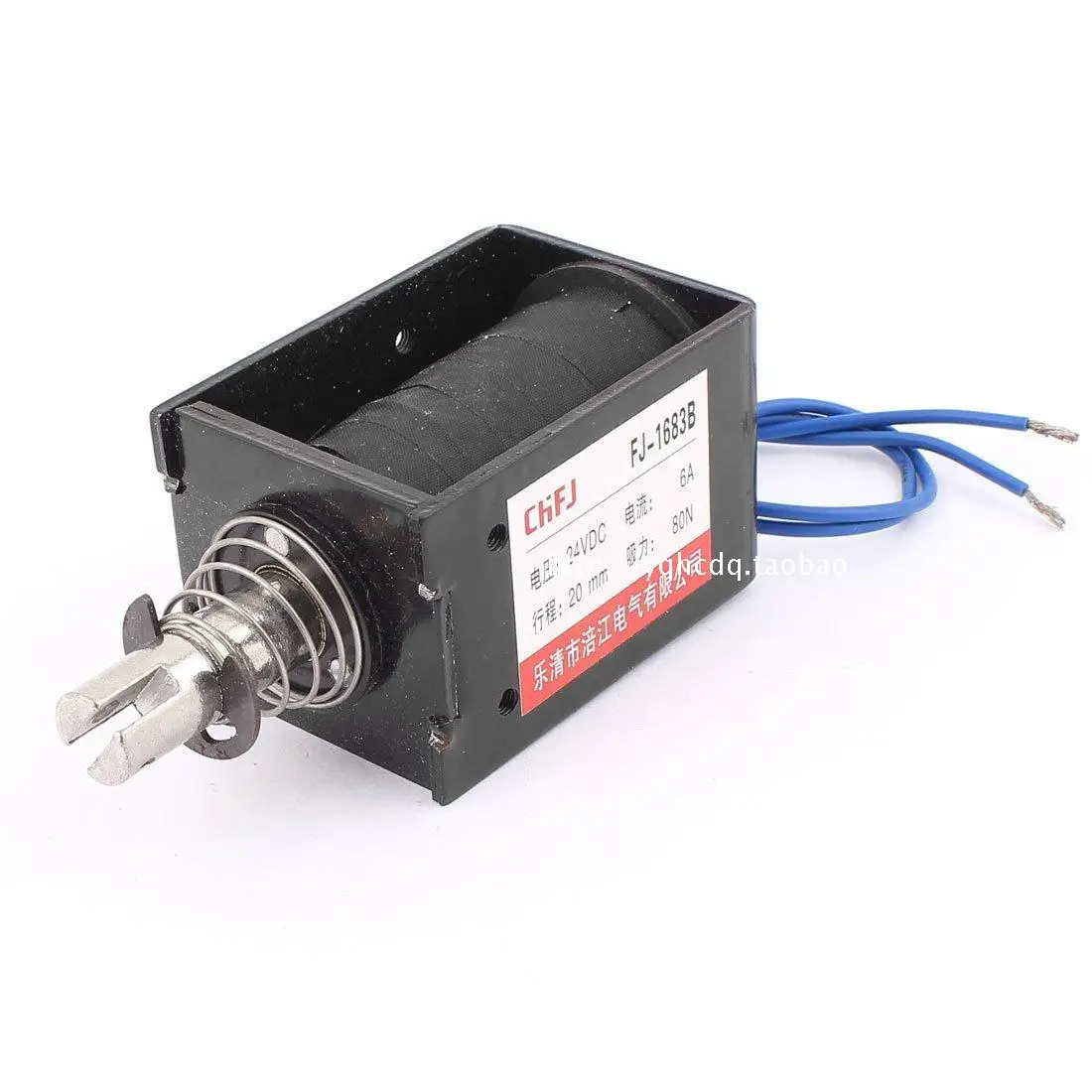 DC Frame Push-pull Electromagnet JF/FJ-1683B DC12V DC24V Stroke 10mm Suction 5KG
