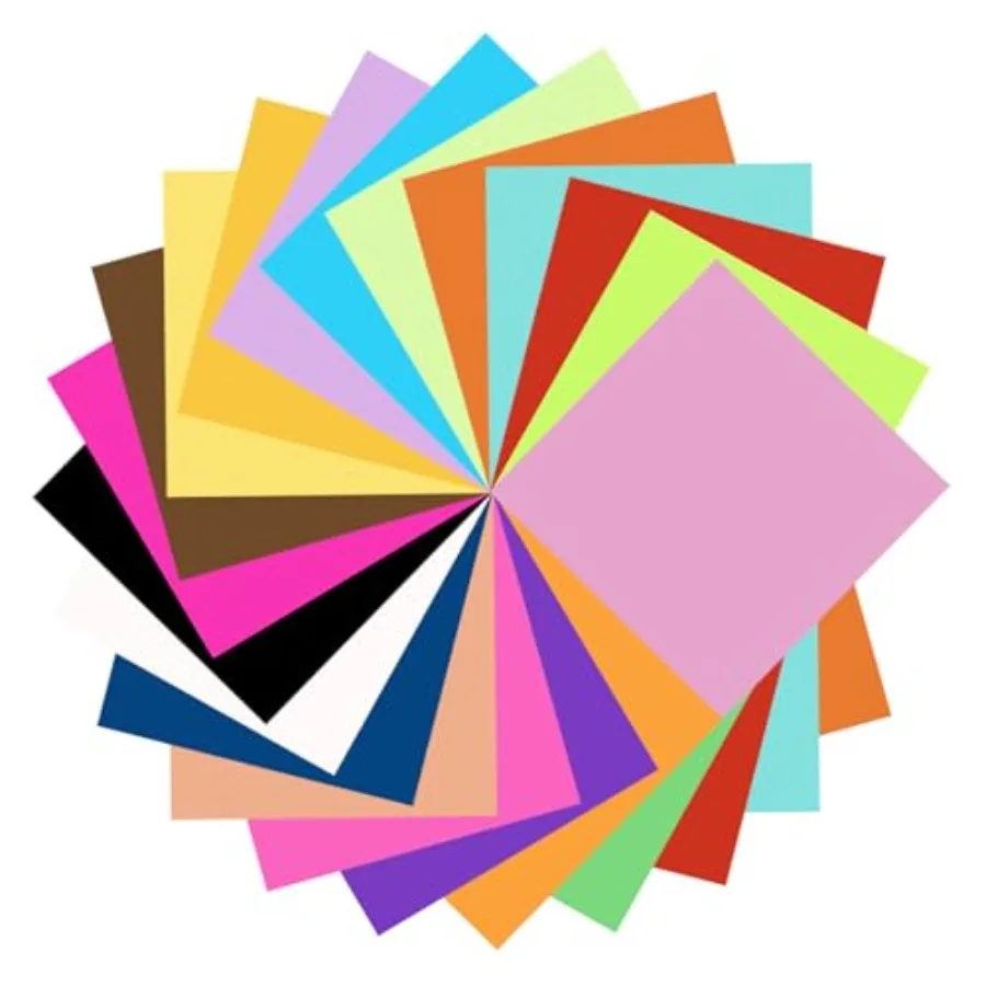 Origami Paper, 20 Colors Origami Paper 8x8, Double Sided Color 8" Square Oragami Paper for Beginner Arts and Crafts