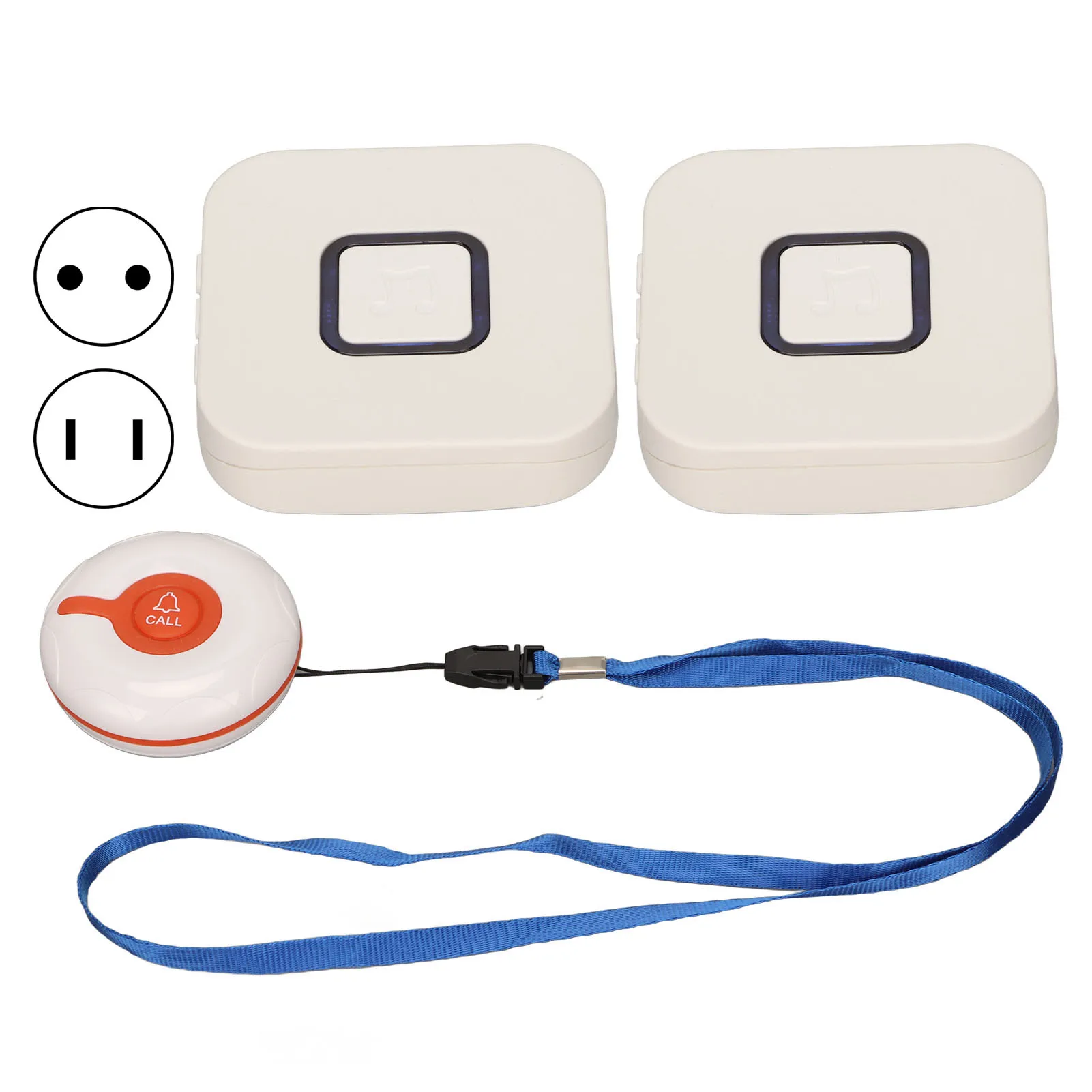 

Беспроводной пейджер для присматривающих 2-в-1 с большой дальностью действия, 38 мелодий, кнопка вызова для пожилых людей, для дома, для приветствующих персонала