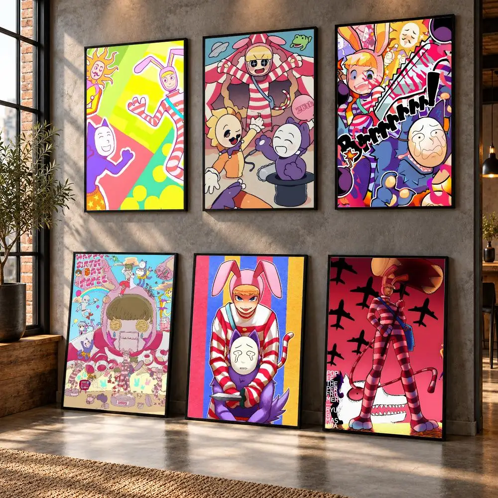 Anime Popee The Performer Dark Comedy Poster  PP Self Adhesive Home Garage Dorm Bar Wall Decor Aesthetic Retro Gift