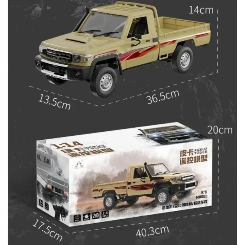 cool stuff:1:14 scale rc car model,2.4G remote control car,37cm climbing off-road rc truck,electric car,kids toys,monster truck