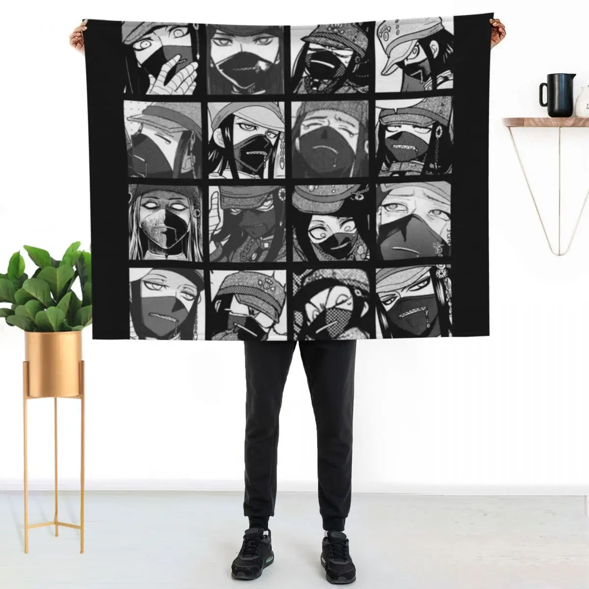 

Korekiyo Manga Collection Throw Blanket Cozy Throw Blanket Birthday Gift for Him Her