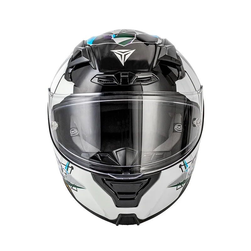 MOTOWOLF Motorcycle Full Face Small Tail Wing Helmet Casco Open Face Scooter Skull Cap for Rirders
