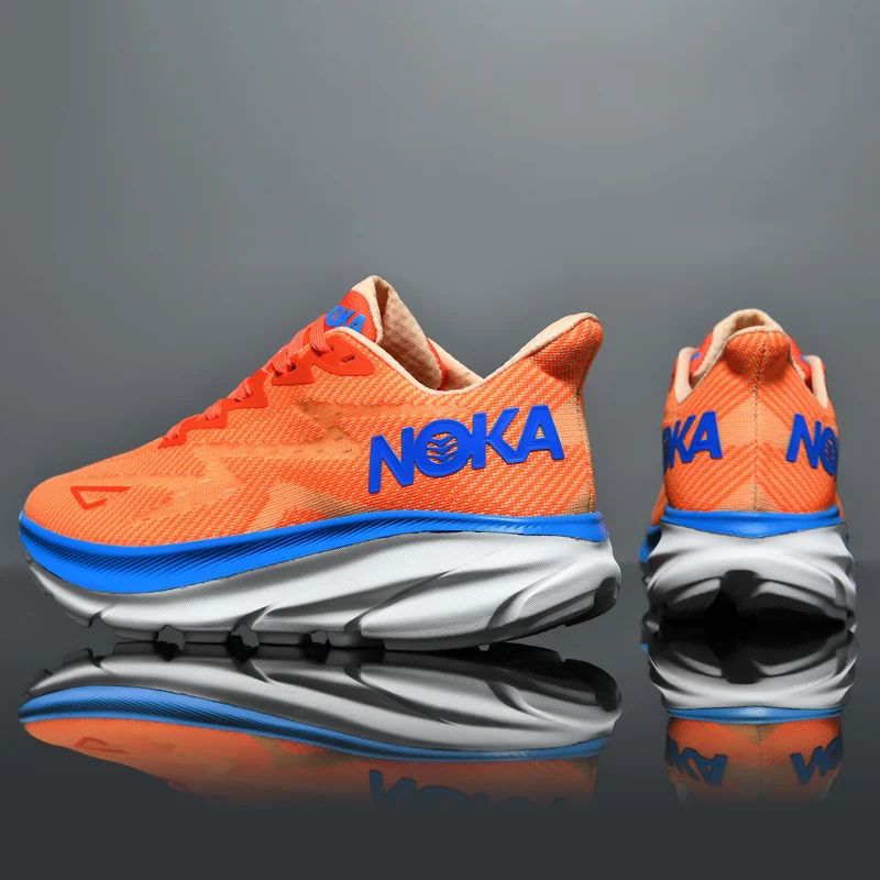 

Men Sports Running Shoes Casual Carbon Plate Marathon Breathable Lightweight Women's Comfortable Athletic Nonskid Sneakers