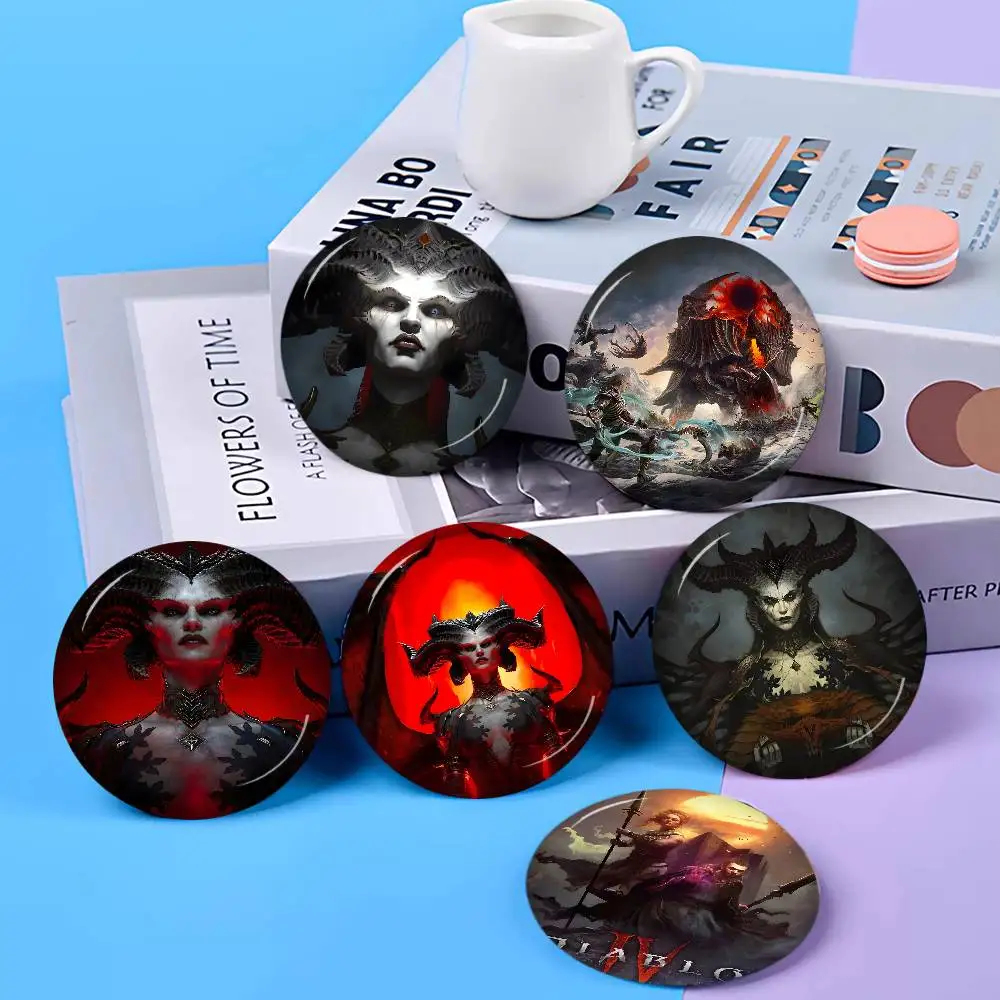 RPG Game D-Diablo 4 Soft Button Pin Bright Printed Icon Gift For Friends Badge Collar Brooch Lapel Pin Metal