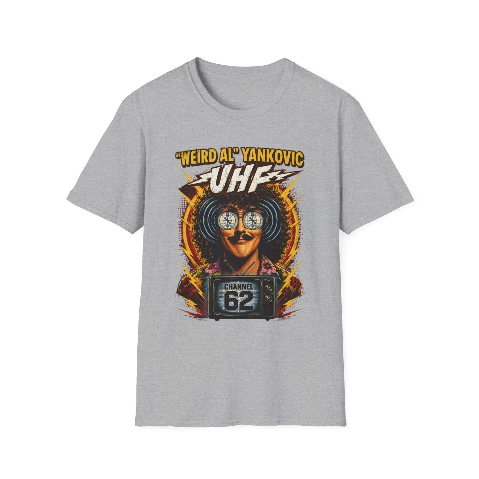 The Classic Printed Men's  T-shirts in The 1989 Cult Comedy Film 