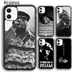 Krajews Biggie Smalls Notorious BIG Art Phone Case Cover For iPhone 16 15 14 plus XR XS 11 12 mini 13 pro max Fundas