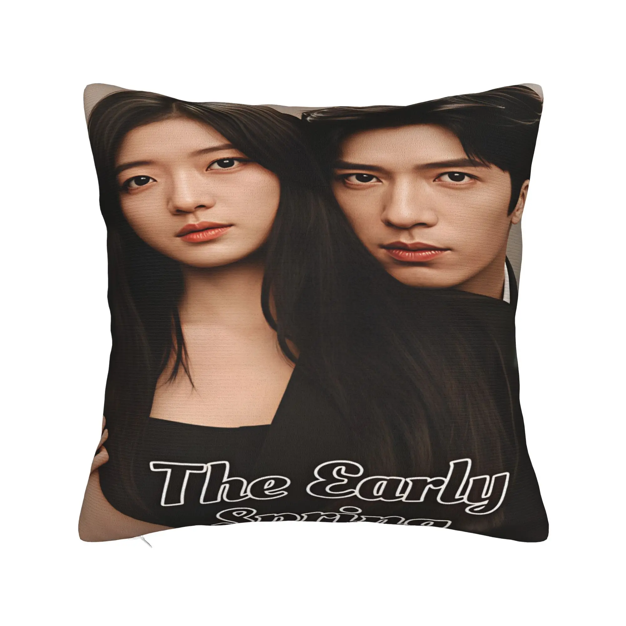 The Early Spring Pillow Cover C Drama Vintage Pillow Case For Chair Sofa Home Decor Comfy Cushion Cover Gift