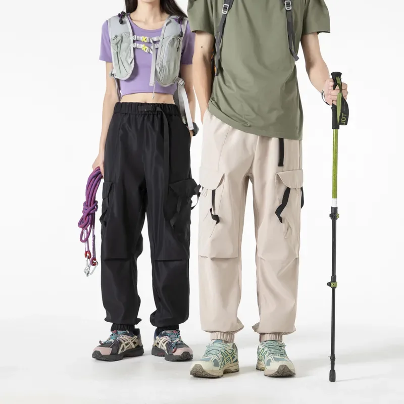 

The 2025 new autumn and winter style of workwear pants features fleece casual tight fitting and sporty long pants