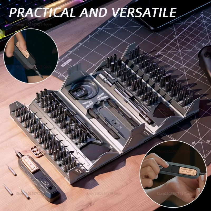 طقم مفك براغي دقيق مع لقم مغناطيسية CR-V لنظارات iPhone MacBook ومجموعة أدوات إصلاح الإلكترونيات لمشاريع الإلكترونيات