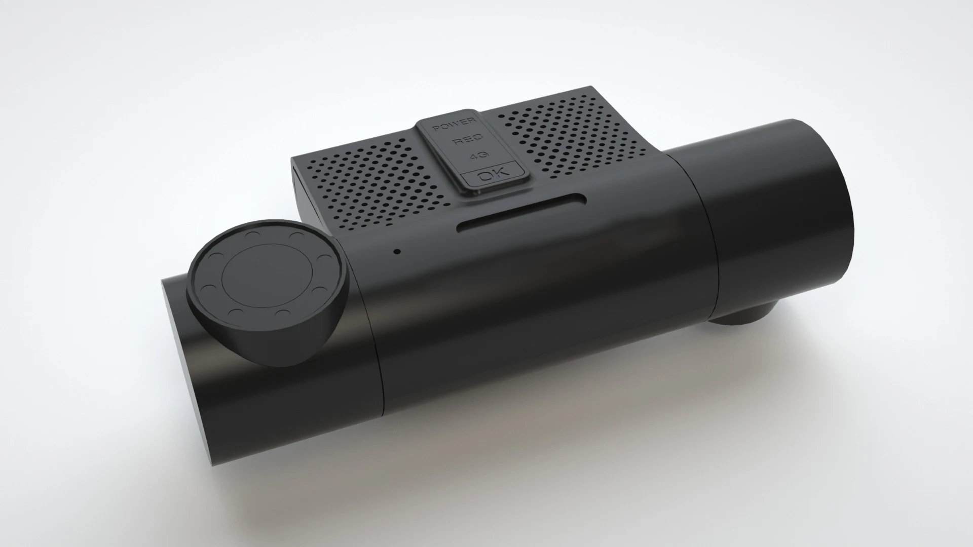 Dashcam HD 1080p عدسة مزدوجة مسجل مرآة سيارة داش الأمامي والخلفي دعم عالمي 2 #6