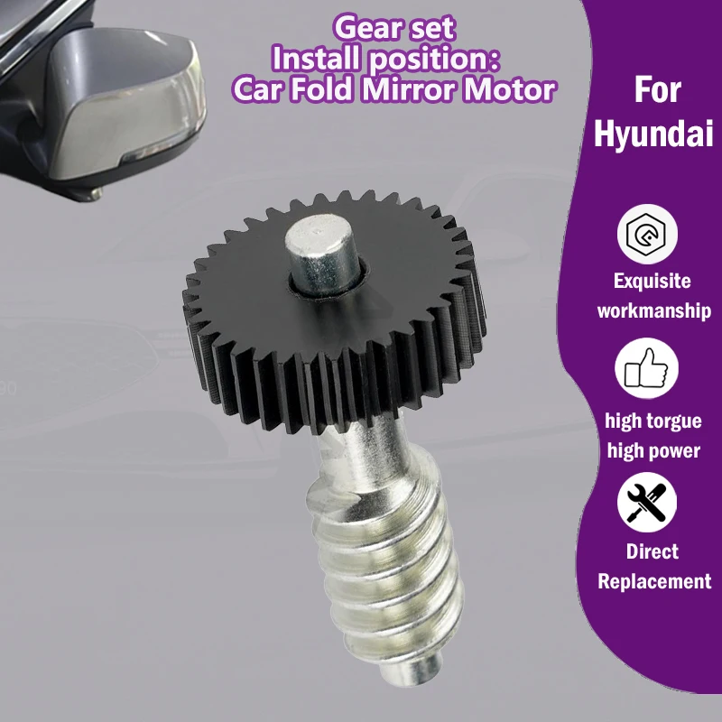 

Car Power Folding Unit Mirror Actuator R L Motor inner 34T rigid platic gear kit For Hyundai Verna/Accent V/Solaris /i10 i20 MK3