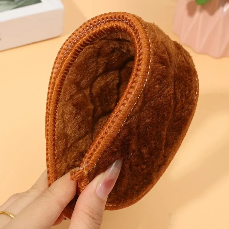 2/10pcs Winter Warm Alpaca Wool Insoles Thermal Thicken Plush Sports Shoe Sole Soft Snow Boots Shoes Heat Pad Inserts Unisex