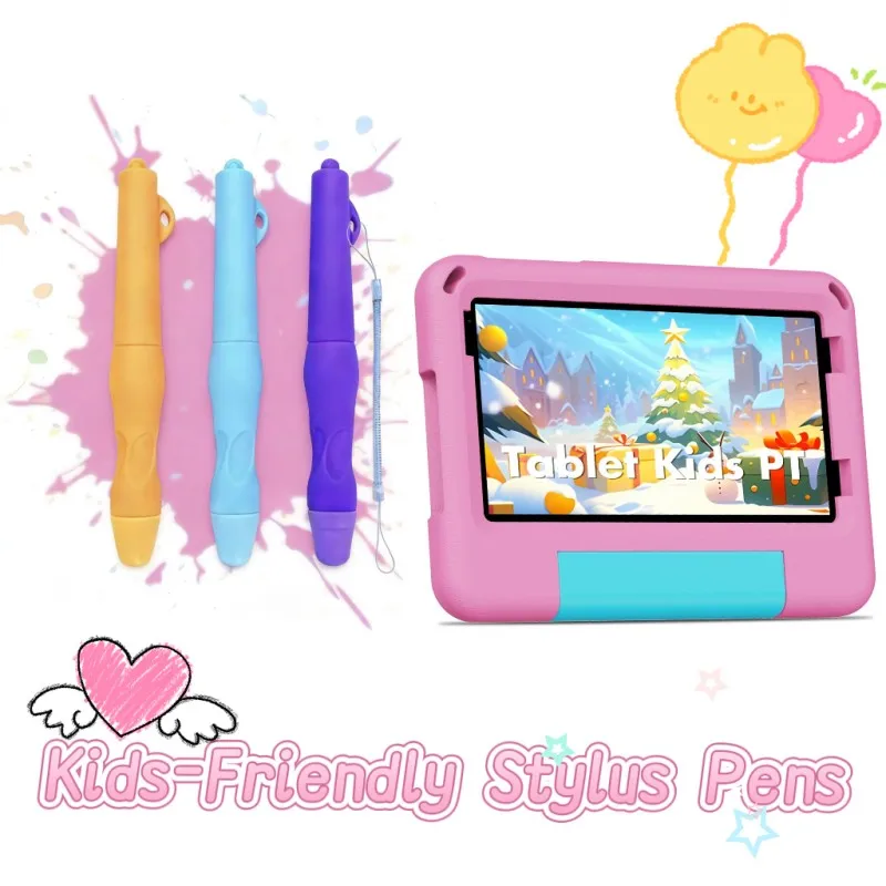

Детский стилус для планшетов Android 14 с ремешком, безопасный стилус для детей, силиконовая электронная ручка