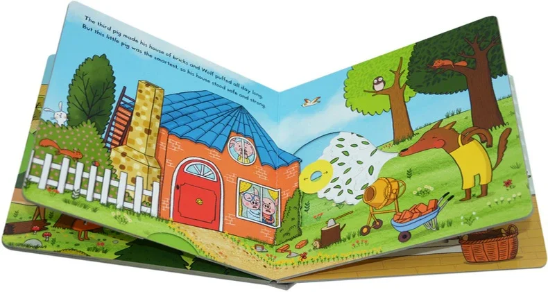 First Stories The Three Little Pigs BUSY, Baby Children's books aged 1 2 3, English picture book 9781509821037