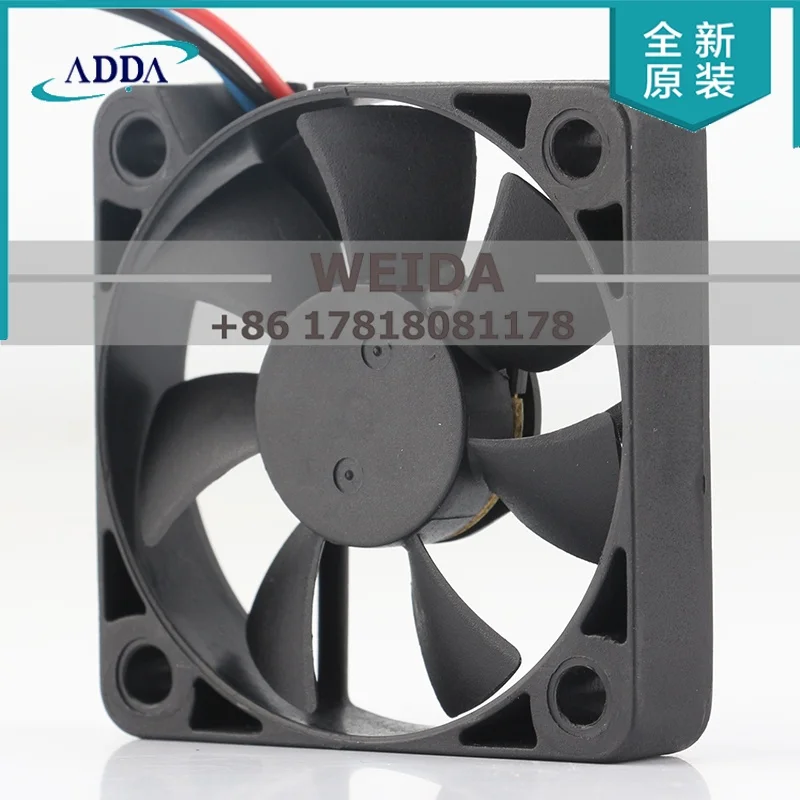 AD0512MB-G76 ADDA 5010 5CM 12V 0.12A Dual Ball Bearing Silent  3-wire  Cooling Fan