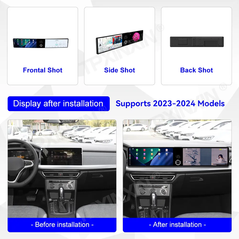 Dual Screen Interaction Android For VW Volkswagen Lavida PLUS 2023 Multimedia GPS Navigation Car Radio Stereo Receiver Head Unit