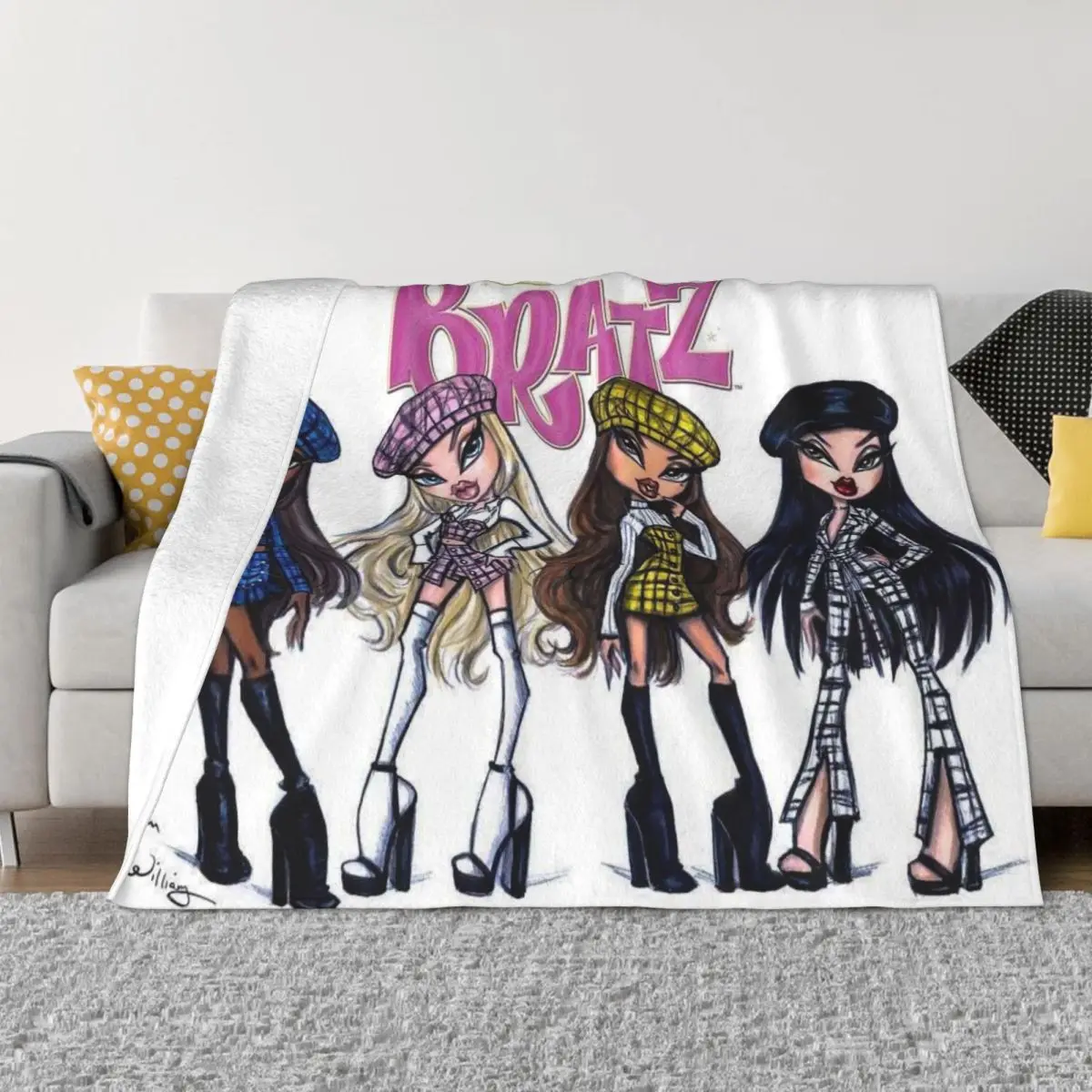 Bratz 000316, плюшевое одеяло, комфортное теплое мягкое одеяло и одеяла, одеяло Bratz 000316, плюшевое одеяло, комфортное теплое мягкое одеяло и одеяла, одеяло