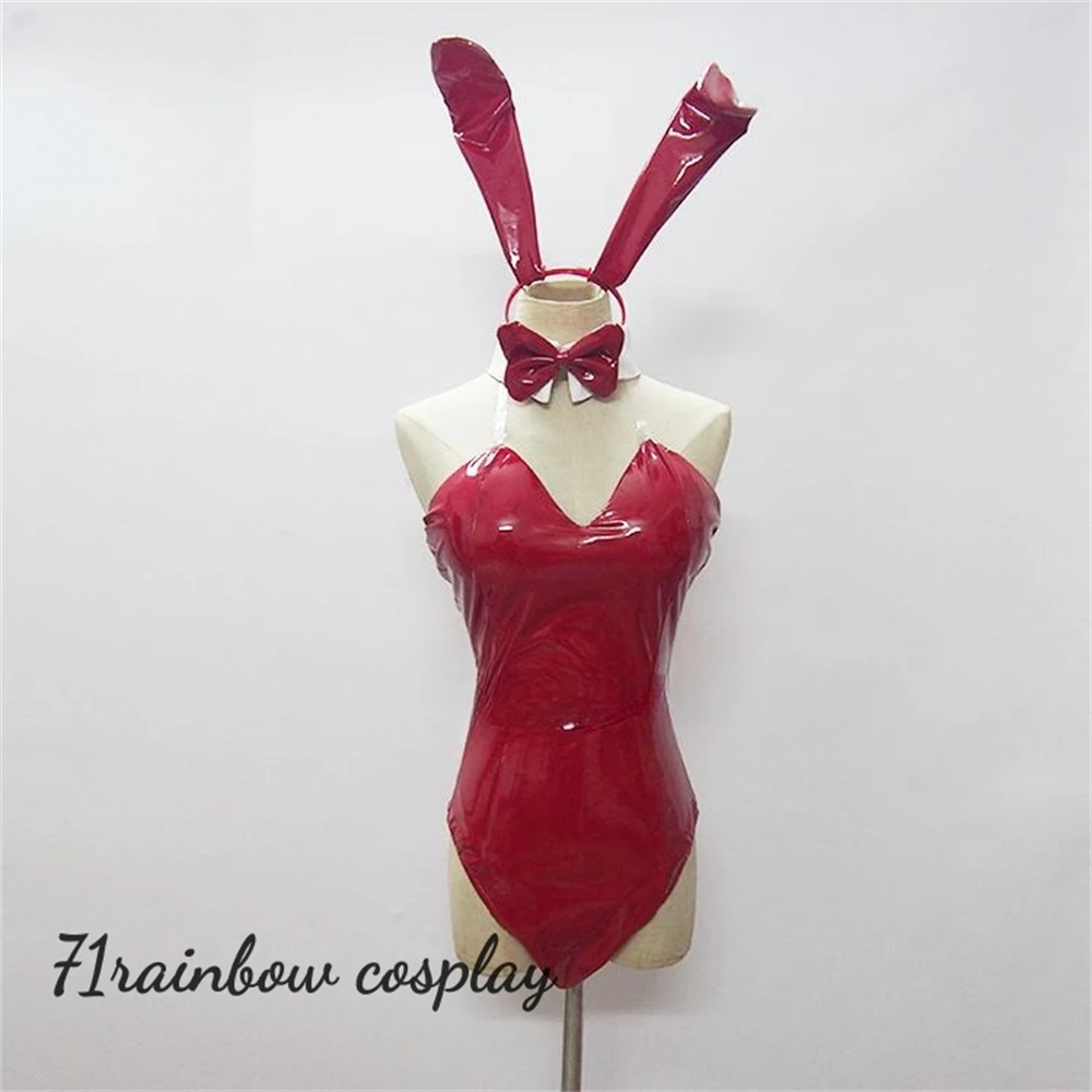 Customsized Cosplay EVA Asuka Langley Soryu Bunny Girl Cosplay Costume Woman Christmas Uniforms Jumpsuits Sexy Cosplay