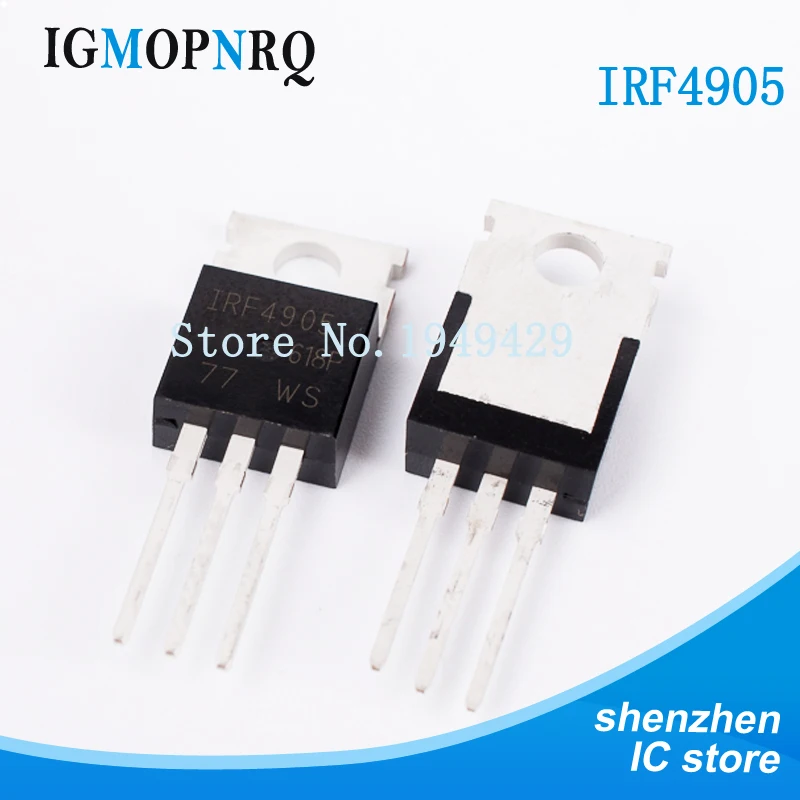 10pcs IRF1404 IRF1405 IRF1407 TO220 IRF2804 IRF2807 IRF3205 IRF3708 IRF3710 IRF3808 IRF4905 IRF1010 IRF1404PBF TO-220 Transistor