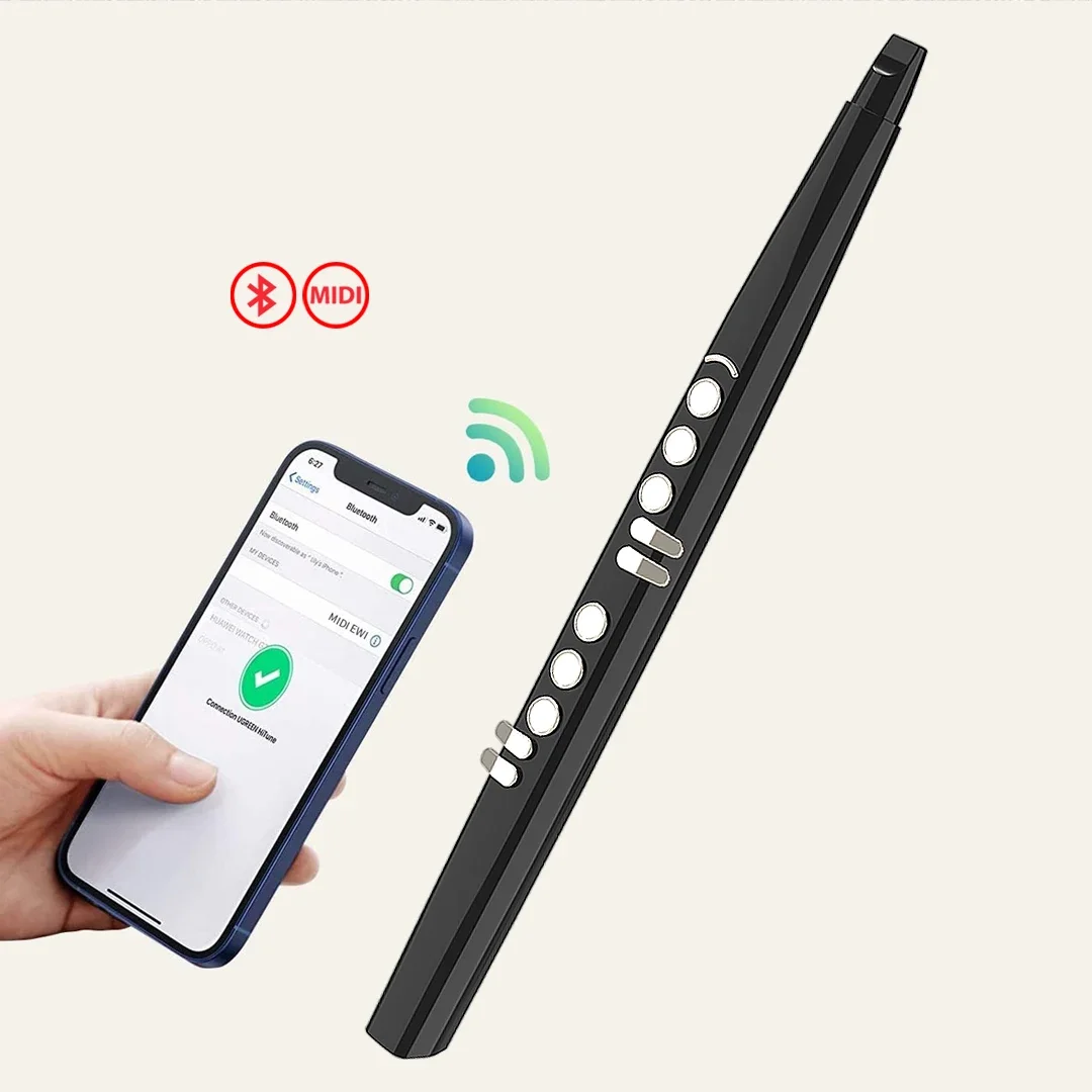 Small Scale Recorder, Professional Instrument, Mini Digital Electronic Wind Instrument, Flute, Saxophone, Flute, Clarinet