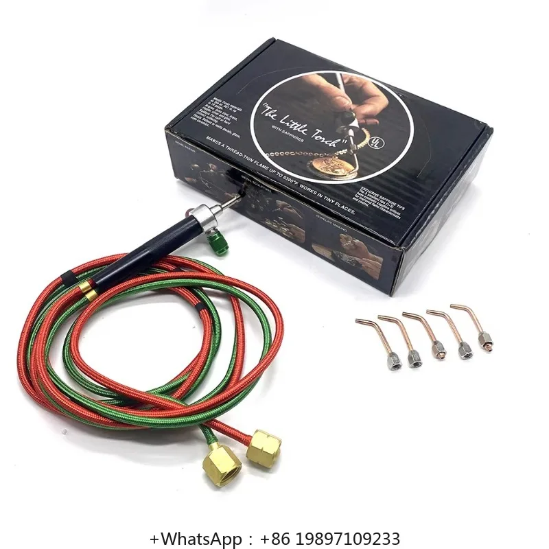 Gas Torch Jewelry DIY Welding Soldering Melting Making Tool Kit With Torch Tips