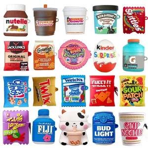 AirPods 4 CASE 3D 스낵 설탕 음료 창조적 인 이어폰 케이스 에어 포드 프로 1 2 3 만화 실리콘 표지 에어 포드 프로 2 8 최고의 판매 LP3 PRO CASE -№3