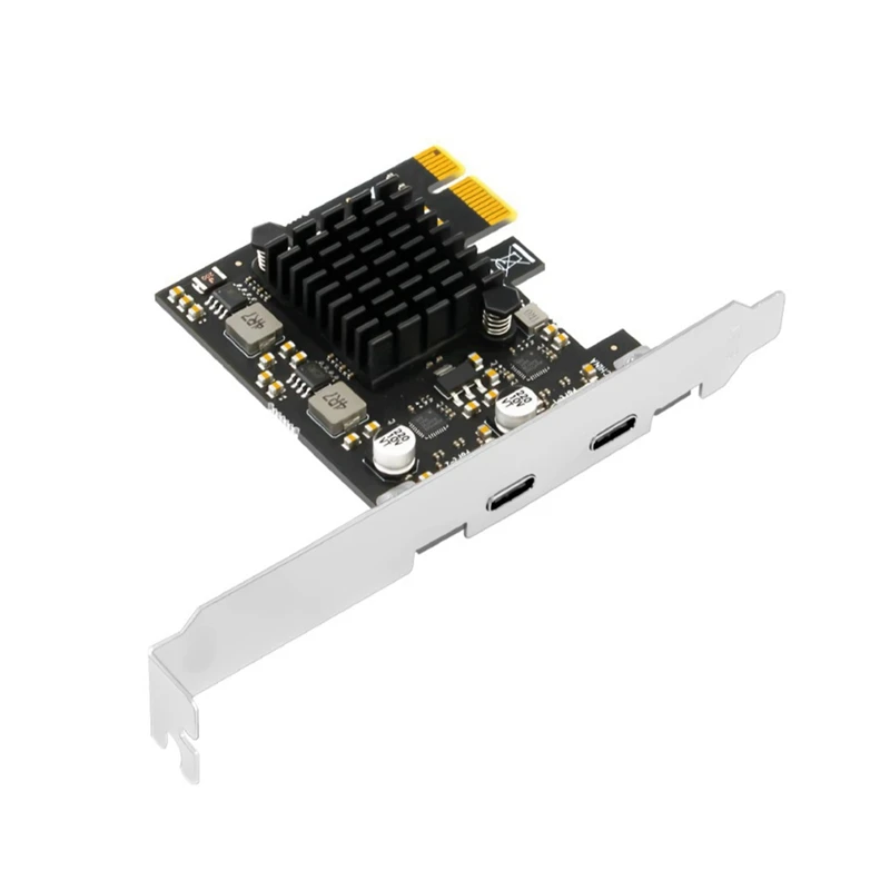 Pcie To Type-C PCI Express PCI-E 1X To USB3.2 Gen2 TYPE-C Expansion Card Adapter Add On Card For Desktop PC