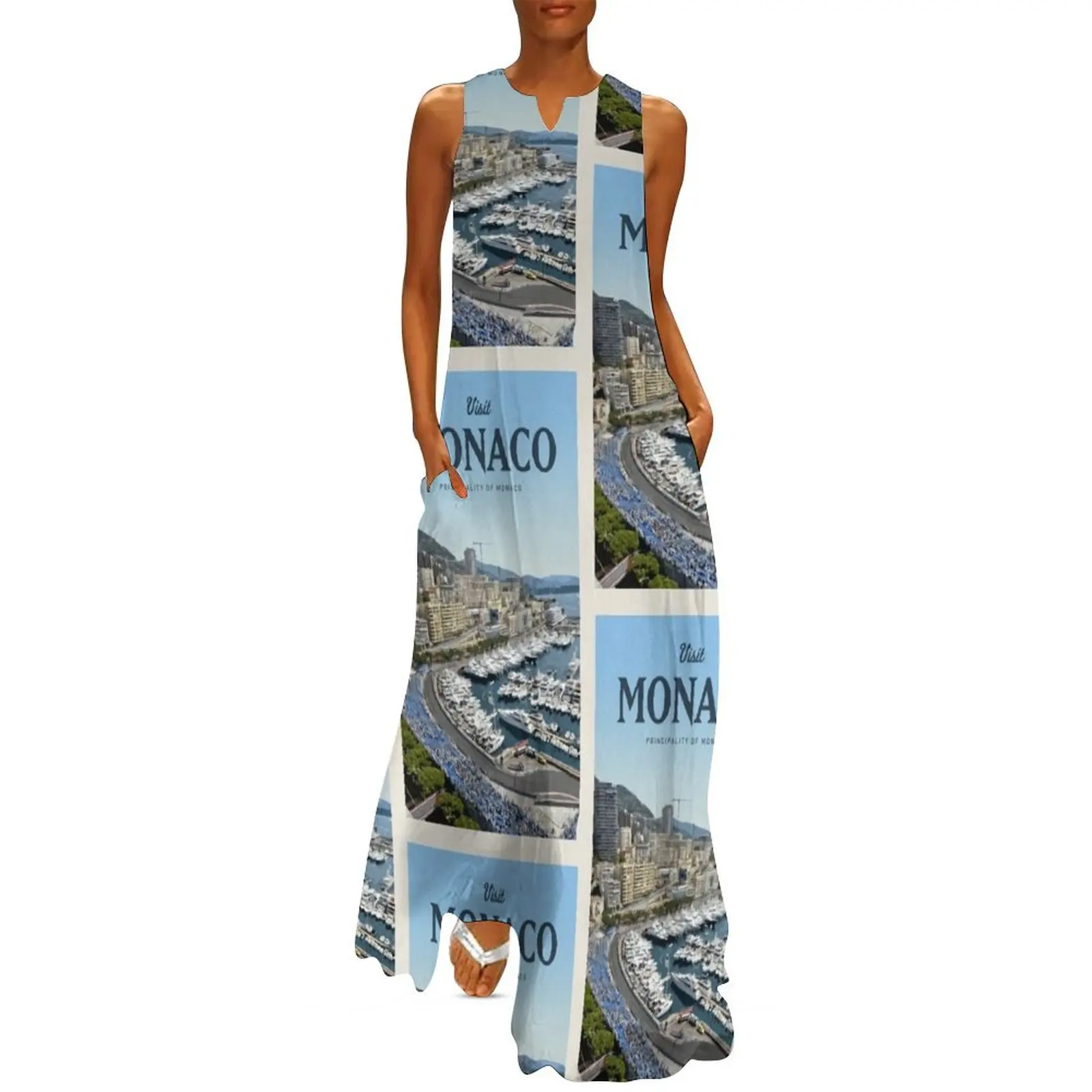 Visit Monaco Long Dress prom clothes summer dress woman 2025 Long dresses