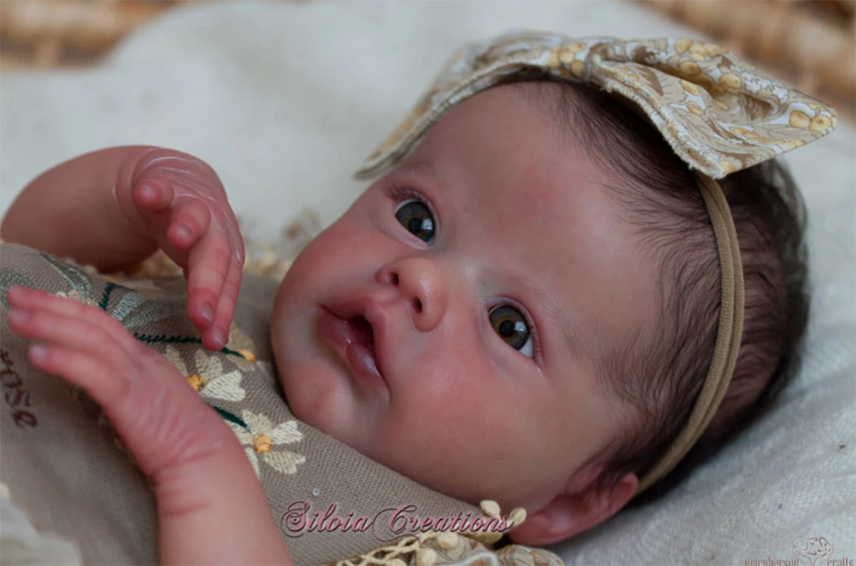 19'' Primrose Limited Edition Blank Reborn Doll Kit Asleep Awake Two Styles Fresh Tone Cloth Body DIY Parts