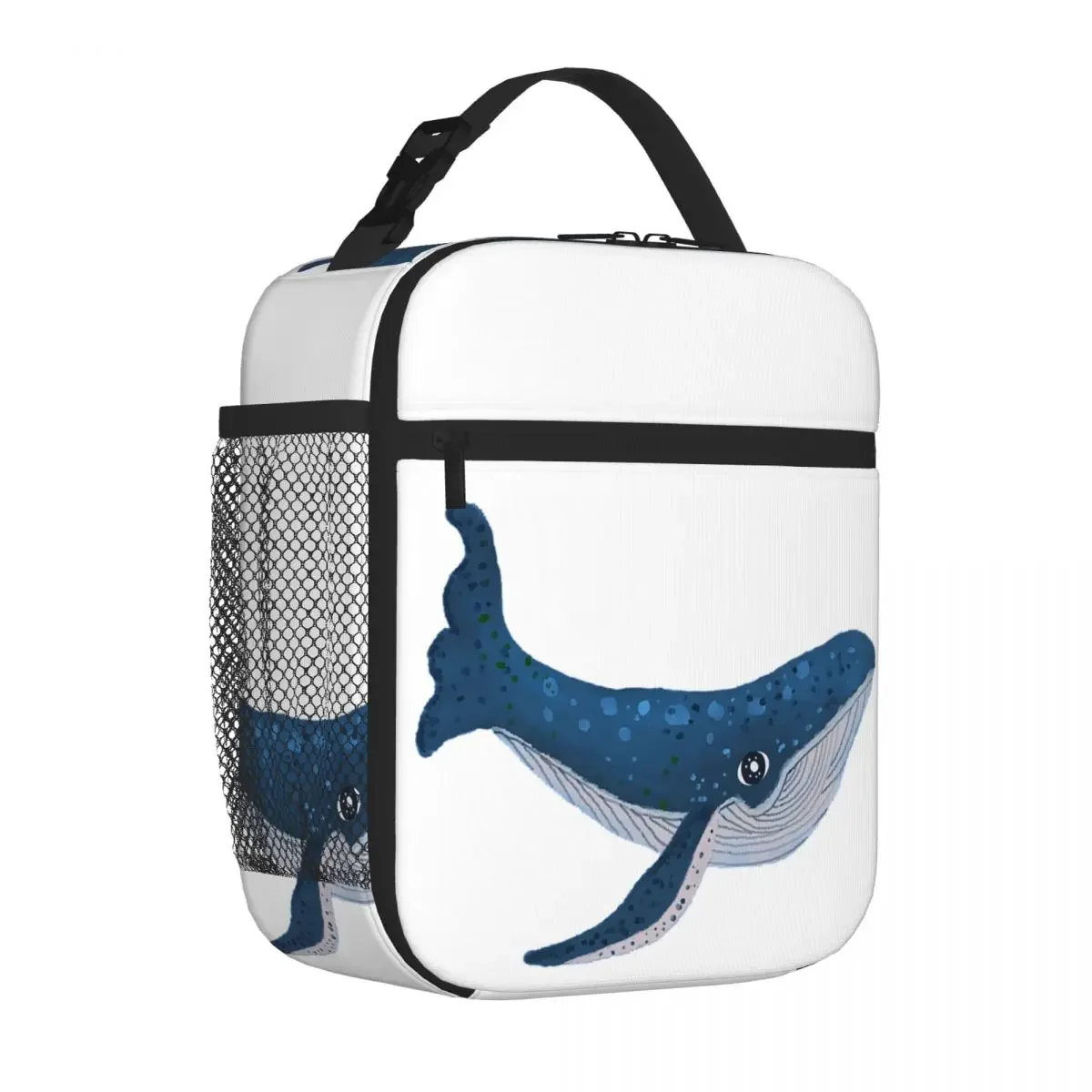 Humpback Whales (1) Lunch Bags Insulated Lunch Tote Waterproof Bento Box Resuable Picnic Bags for Woman Work Kids School