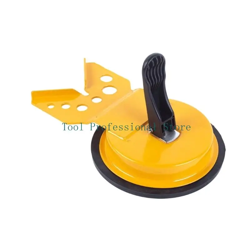 57QF Tile Installation Drilling Aid with Suction Cup Base, Metal Glass Hole Guide for Accurate Placement on Tile and Glass