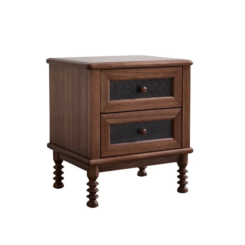 

Black walnut bedside table@3