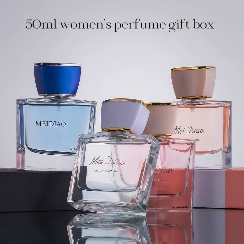 

50ml brand high-quality women's perfume gift box fresh and natural floral note long-lasting fragrance eau de toilette gift