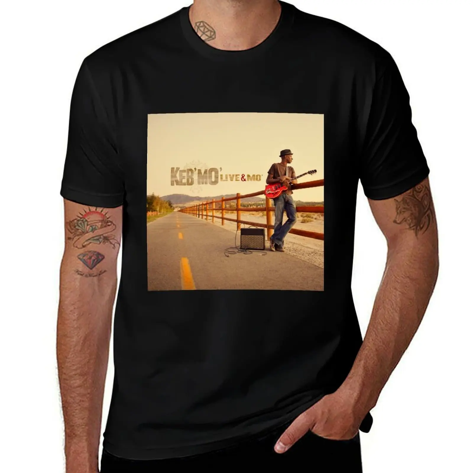 

Keb Mo live mo T-Shirt t shirt man cotton man t shirts cotton t shirt for man 100 percent cotton T-shirt