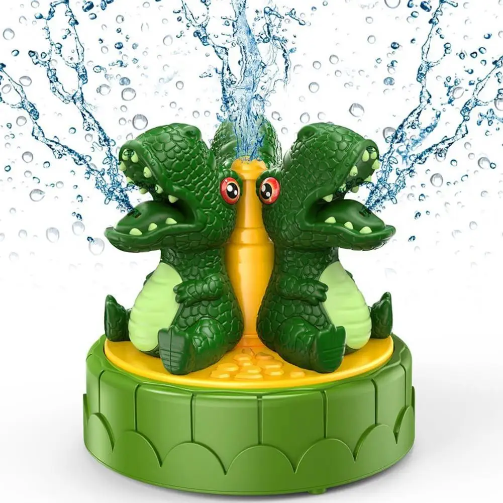 

Outdoor Sprinkler Toy for Kids Long-lasting Plastic Sprinkler Rotatable Dinosaur Sprinkler Fun Outdoor Water Toy for Kids'