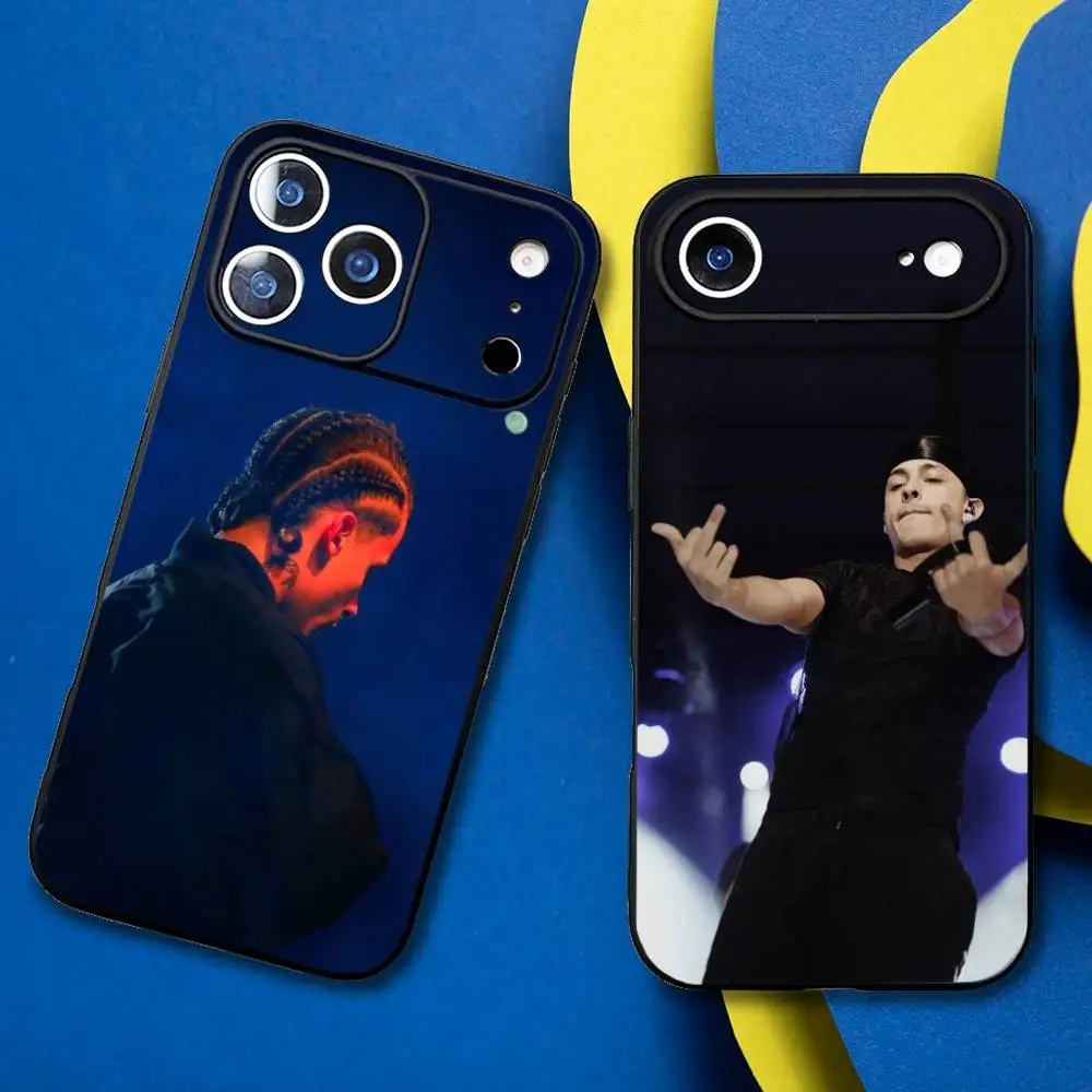 

Trueno Rapper Phone Case For iPhone17,16,15,14,13,12,11 Plus,Pro Max Soft Black Cover