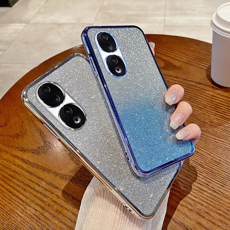 Etui na telefon Honor 70 Honor 90 Honor 80 Honor 80se Honor 80 GT Honor 50 90 Pro 90 pokrowiec na jednokolorowe silikonowe śliczne etui na obiektyw