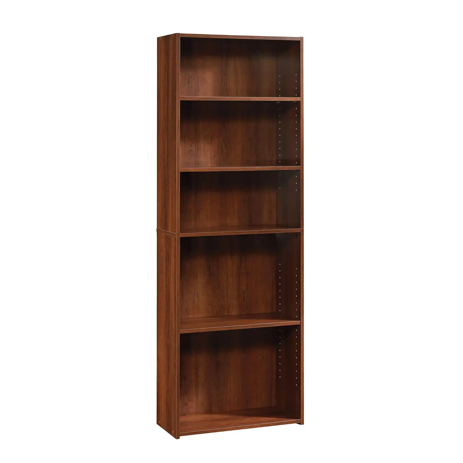 

5-Shelf Adjustable Storage Bookcase with Adjustable Shelves for Home Office, Brook Cherry, Customized